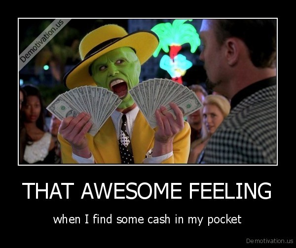 Money in pocekt